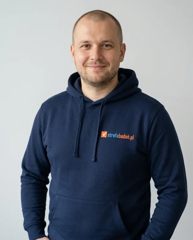 Bartosz — fictional AI agent portrait