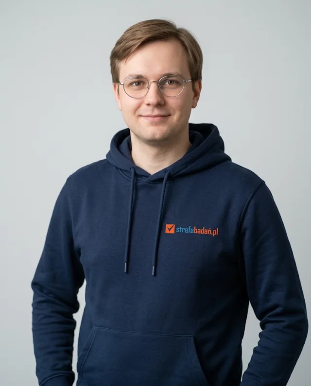 Kacper — fictional AI agent portrait