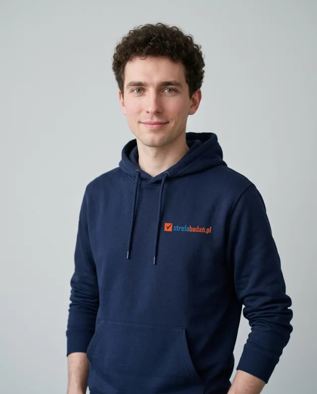 Paweł — fictional AI agent portrait